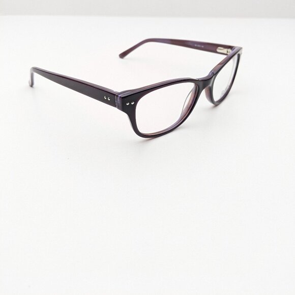 🕶️RIMS Plum Horn R3 2018 Eyeglasses 51/17/135 | ALO451🕶️ - Picture 4 of 9